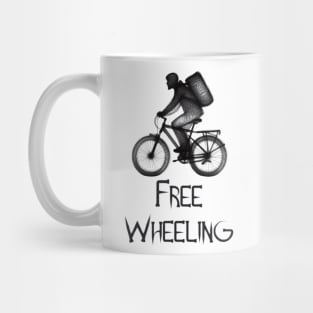 Free wheeling cyclist Mug